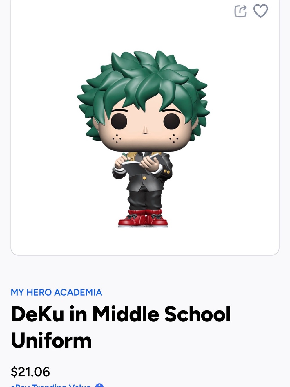 DeKu Funko Pop - Green Hair-783